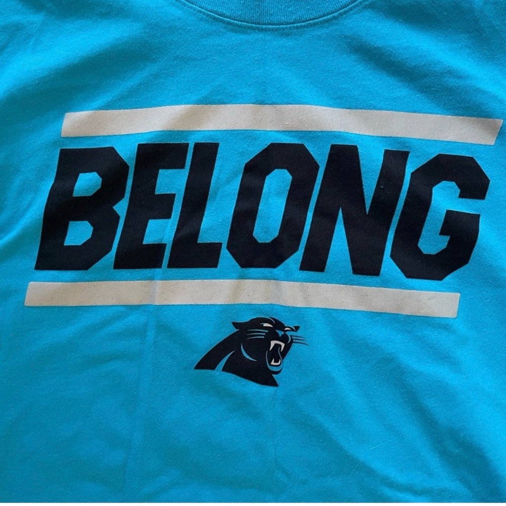 Nike Blue 'Belong' Graphic Tee - Picture 2 of 3